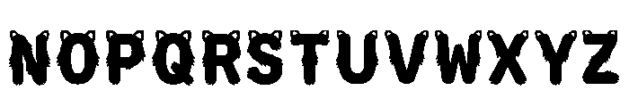 Avignon Regular Font UPPERCASE
