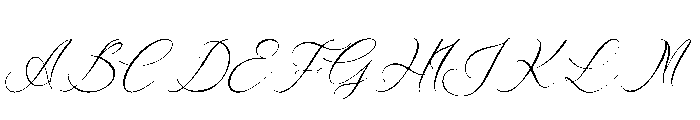 Avilantery Font UPPERCASE