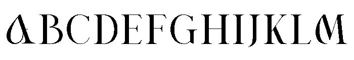 Avires Regular Font UPPERCASE