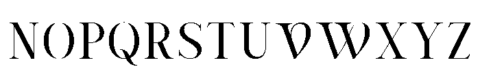 Avires Regular Font UPPERCASE