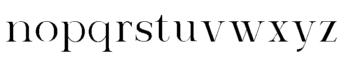 Avires Regular Font LOWERCASE