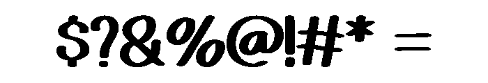 Avocado Cupcake Font OTHER CHARS