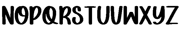 Avocado Cupcake Font LOWERCASE