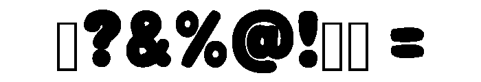 Avocado Milky Regular Font OTHER CHARS