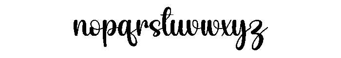 Avocado2 Font LOWERCASE