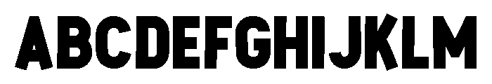 Avocandree Font UPPERCASE