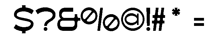 Avoge Regular Font OTHER CHARS