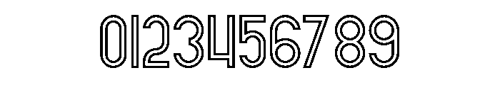 Avoqado Outline Font OTHER CHARS