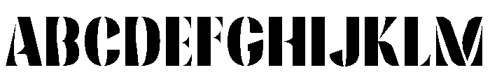 Avoria Black Font UPPERCASE