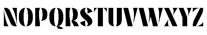 Avoria Black Font UPPERCASE