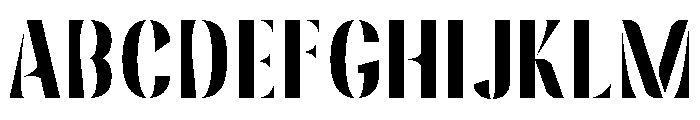 Avoria Bold Font UPPERCASE
