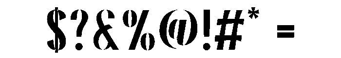 Avoria Semi Bold Font OTHER CHARS