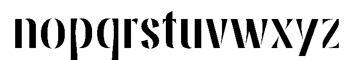 Avoria Semi Bold Font LOWERCASE