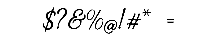 Avyaan Font OTHER CHARS