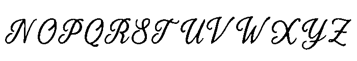 Avyaan Font UPPERCASE