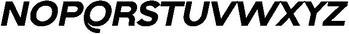 AV Qalisa Black Oblique otf (900) Font UPPERCASE