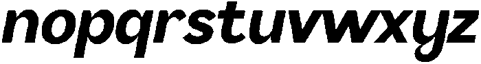 AV Qalisa Black Oblique otf (900) Font LOWERCASE