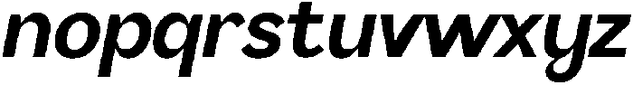 AV Qalisa Heavy Oblique otf (800) Font LOWERCASE
