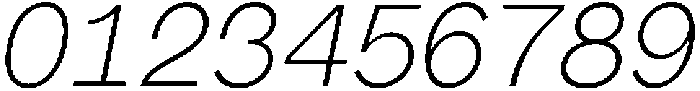 AV Qalisa Light Oblique otf (300) Font OTHER CHARS