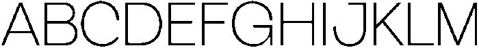 AV Qalisa Light otf (300) Font UPPERCASE