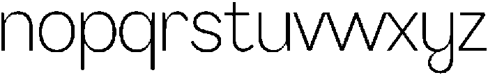 AV Qalisa Light otf (300) Font LOWERCASE