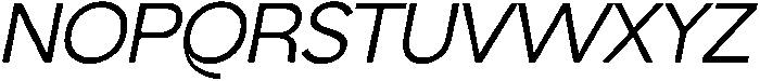 AV Qalisa Oblique otf (400) Font UPPERCASE