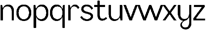 AV Qalisa Regular otf (400) Font LOWERCASE
