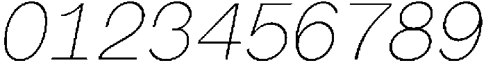 AV Qalisa Thin Oblique otf (100) Font OTHER CHARS