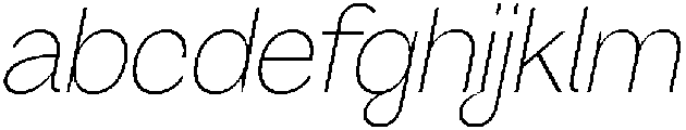 AV Qalisa Thin Oblique otf (100) FONT