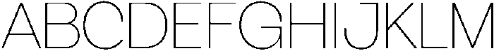 AV Qalisa Thin otf (100) Font UPPERCASE