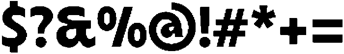 AV Relina Bold otf (700) Font OTHER CHARS