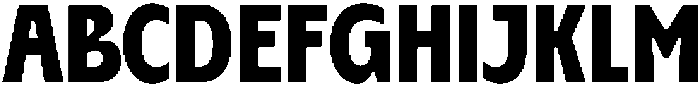AV Relina Bold otf (700) Font UPPERCASE