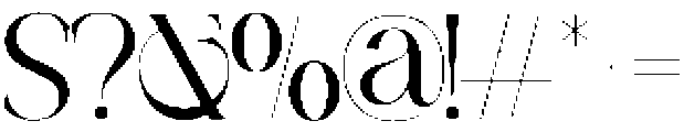 AVELORA-Regular otf (400) Font OTHER CHARS