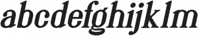 AVEMON Italic otf (400) Font LOWERCASE