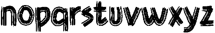 Av Flossa Regular otf (400) Font LOWERCASE