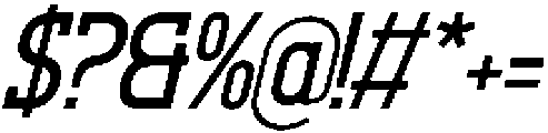 Avacerdo Italic otf (400) Font OTHER CHARS