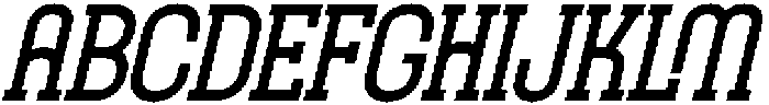 Avacerdo Italic otf (400) Font UPPERCASE