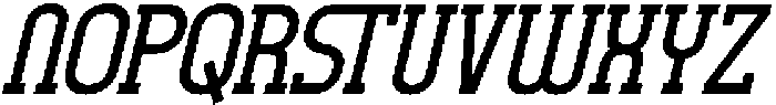 Avacerdo Italic otf (400) Font UPPERCASE