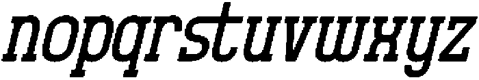 Avacerdo Italic otf (400) Font LOWERCASE