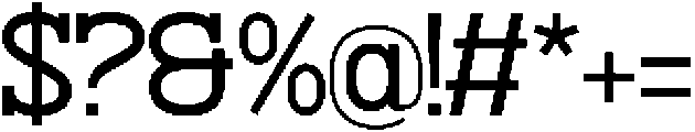 Availo Ledger otf (400) Font OTHER CHARS