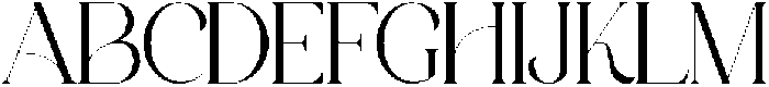 Avakine Regular otf (400) Font UPPERCASE