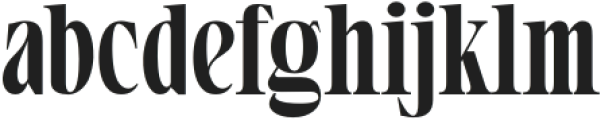 Avaleigh Bold otf (700) Font LOWERCASE