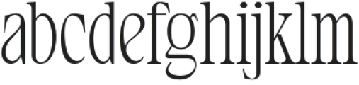 Avaleigh Light otf (300) Font LOWERCASE