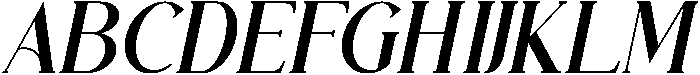 Avalient Italic otf (400) Font UPPERCASE