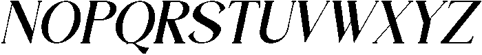 Avalient Italic otf (400) Font UPPERCASE