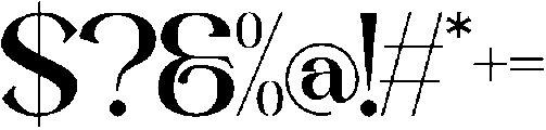 Avalient otf (400) Font OTHER CHARS