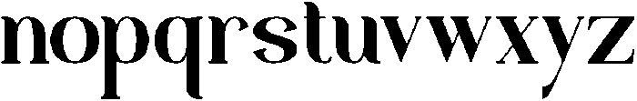 Avalient otf (400) Font LOWERCASE