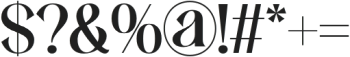Avaliona Regular otf (400) Font OTHER CHARS