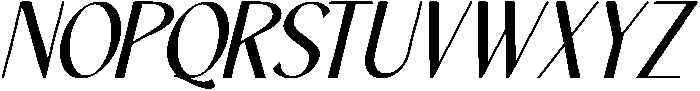 Avalyne Italic otf (400) Font UPPERCASE