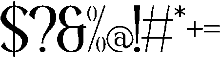 Avalyne otf (400) Font OTHER CHARS